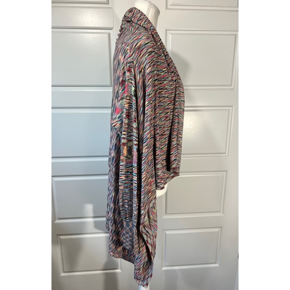 Anthropologie Stacia Open Front Cardigan Sweater Boho Colorful Knit Medium - Picture 6 of 10